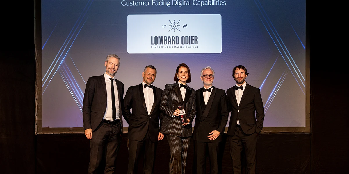 Lombard Odier wins best customer facing digital capabilities at the WealthBriefing Swiss Awards 2026