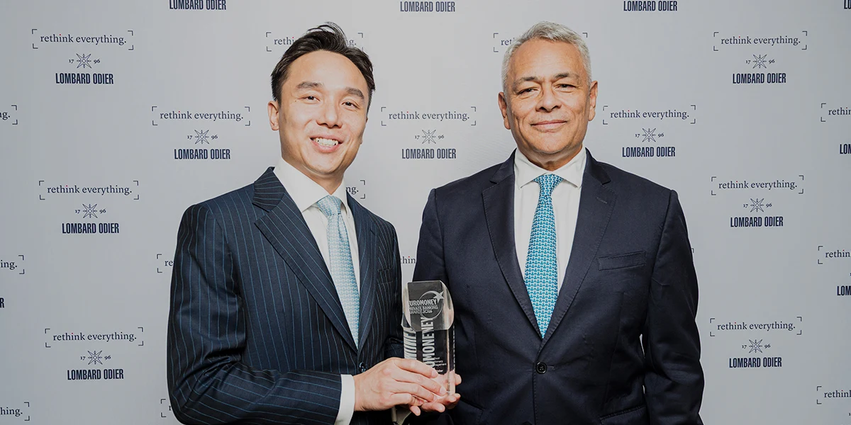 Lombard Odier named Asia’s Best for Discretionary Portfolio Management at the Euromoney Private Banking Awards – an inaugural win for the region